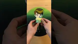 Ben 10 painting with glow in dark paint ✨ #shorts