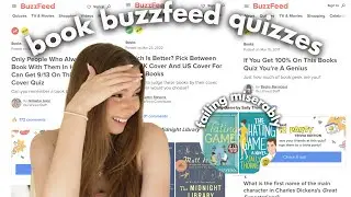 Taking book-related BuzzFeed quizzes ♡