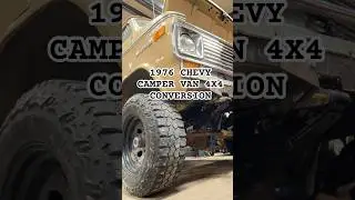 4X4 #chevy #camper #garage #4x4 #customvan #van #offroad #4x4van