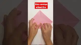 Make Envelope Without Glue||Easy Craft 🤩#viral #ytshorts