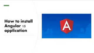How to Install the #angular  13 application in தமிழ்