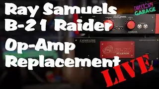 Live Amp Surgery! Replacing Op Amps on My $12,500 Amp! Happy Hour Hangout at the Director's Garage.