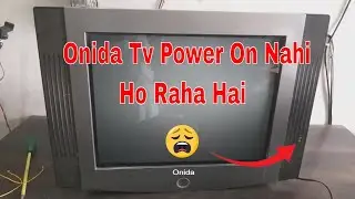 Onida tv on problem | Onida crt tv power supply problem | Onida tv is not turning on 🔥🔥