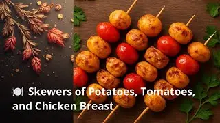 🍢 Skewers of Potatoes, Tomatoes, and Chicken Breast