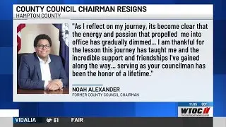 Hampton County Council Chairman resigns