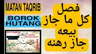 68. Matan TAQRIB | Borok | Rahan