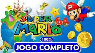 Super Mario 64 Jogo Completo Passo a Passo 100% (120 estrelas)