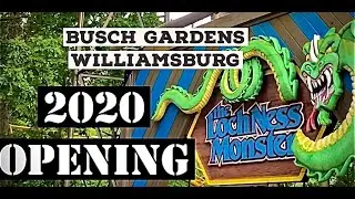 BUSCH GARDENS WILLAMSBURG: OPENING 2020/ A first look at BGW