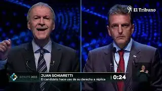 Las frases destacadas de los participantes del Debate 2023: Juan Schiaretti