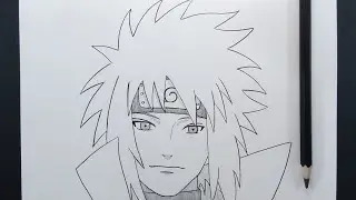 How To Draw Minato Namikaze Step By Step || Pencil Sketch
