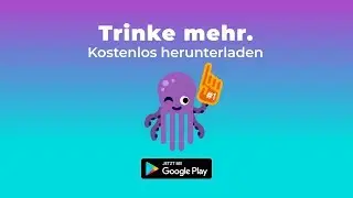 Nicht gut drauf? Du k&ouml;nntest dehydriert sein. Lade die beste Wasser Trink App herunter!