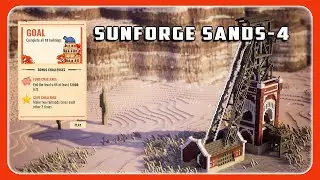 Station To Station Game - Sunforge Sands 4 - All Fund and Star Challenges #indiegame #train #steam