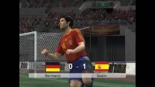 PES 6 (PS2) Germany vs Spain - 1/2 FINAL - European Cup