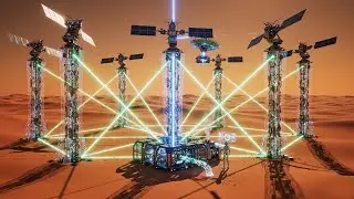 The world's first alien designed, new technology satellite tower