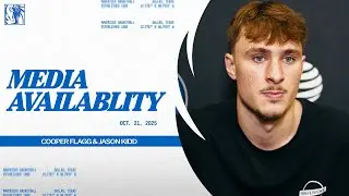 Cooper Flagg & Jason Kidd | Post Practice Media Availability | 10/21/25