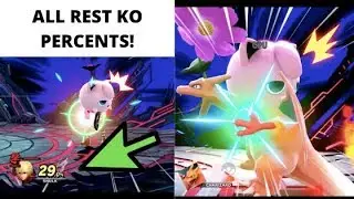 What Percent Does Jigglypuff Rest KO at in Smash Ultimate? (DLC Included)
