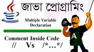 Java Multiple Variable Declaration And Comment Inside Code