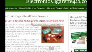 Top Electronic Cigarette Affiliate Program To Date!