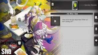 Arknights | Operator Records | Shu (...Ask What I Seek)