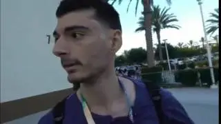 Talking Trash Online Vs. In Real Life (The Diss Rapper & Ice Poseidon)