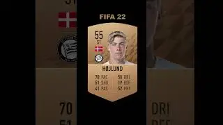 Rasmus Hojlund in EVERY FIFA (FIFA 21-EAFC 24) #like #subscribe