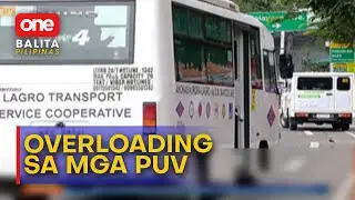 LTFRB, nagpaalala kontra overloading sa public utility vehicles | One Balita Pilipinas