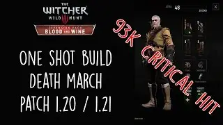 The witcher 3 blood and Wine: one shot build 93k critical hit damage (lvl 48) Pc,Ps4,Xbox