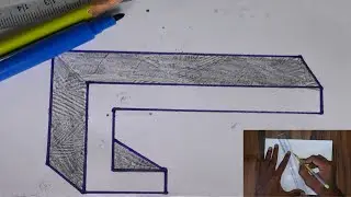 |L shape shadow letters || #laxman's Drawing ||#Drawing ||  Alphabeticals shadow letters |# Arts|