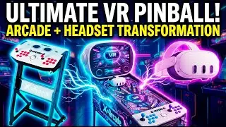 I Turned My X-Arcade into a REAL Pinball Machine | Meta Quest 3 | VR