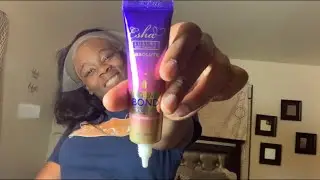 Testing out Esha Lace Wig Adhesive Glue (strong hold ) trail 1
