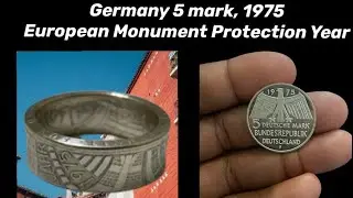Germany 5 Mark Coin Ring