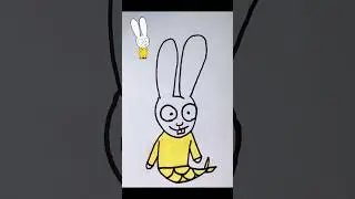 Draw Mermaid Gaspard | Simon Super Rabbit 513 #drawing