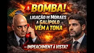 Liga&ccedil;&atilde;o de Moraes e Gal&iacute;polo -⚠️ Grampo Vaza e Levanta Suspeitas sobre Moraes  Alerta de Impeachment