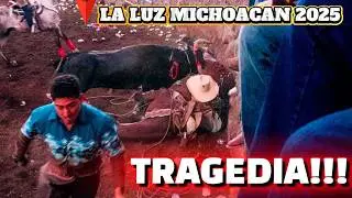 Tarde Gris Le Toco las de Perder al Lazador En El Tradicional Jaripeo de la Luz Michoacan 2025