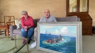 Heirloom Oil Painting Restoration Testimonial Salt Lake City Utah