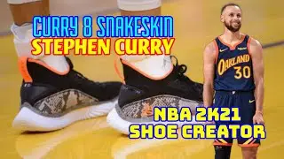 NBA Shoe Creator CURRY 8 SNAKESKIN STEPHEN CURRY UNDER ARMOUR / NBA 2K21