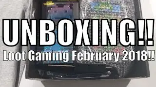 UNBOXING FEBRUARY 2018 LOOT CRATE in 4K!! - Dominique Digital this week