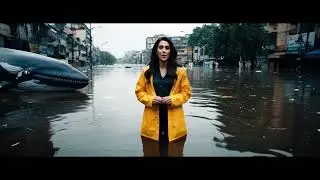 Whale in Mumbai?! Flood Reporter Breaks the Simulation | Hyper-Realistic CGI