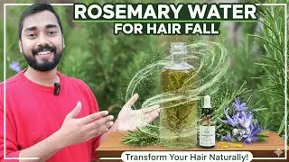 Mera Hair Fall 30 Din Me Ruk Gaya! 😳 Rosemary Water सच है या धोखा? @GROOMINGROOTS #haircare