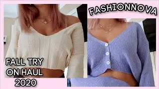 FASHION NOVA FALL TRY ON HAUL 2020! | Jennifer Kramp