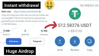 Trust wallet Airdrop || Claim free $500 tokens || Instant withdrawal ||#shorts #crypto #airdrops
