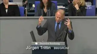 J&uuml;rgen Trittin zerpfl&uuml;ckt zu Guttenberg mit Thomas Mann