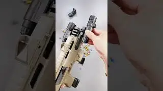 Arctic Fox Nerf Glock with Carbine Conversion Kit - Amaroovs Toys #shorts