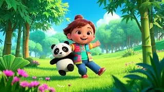Panda Bear Panda Bear, Spin Around | Popular Nursery Rhyme | Educational Kids Songs