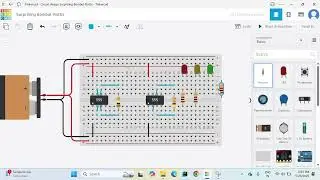 how to make a traffic light circuit using Tinkercad. Easy without coding