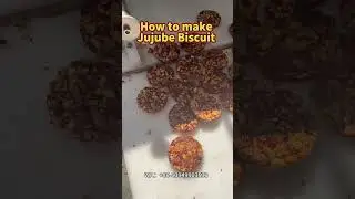 Jujube Biscuit Forming Machine#Jujube #multigraincookies #foodmachinery