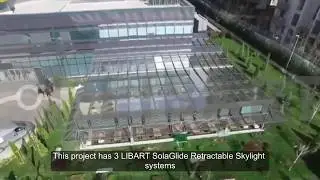 Libart - Paladium Tower Polenez Grill - SolaGlide Retractable Skylight System