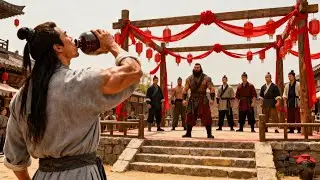 大力士自以為天下無敵，怎料被功夫少年當場打趴！ #功夫 #kungfu