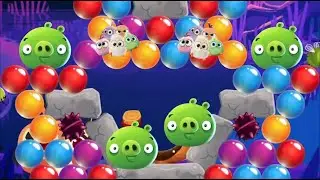 AB POP Angry Birds game play hard Level 595-597