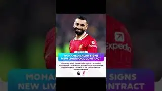 Salah has finally signed a new contract ✍️ #liverpool